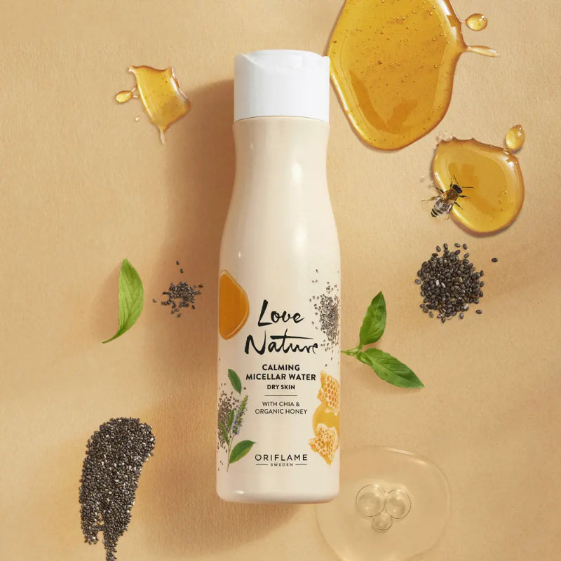 Oriflame Love Nature Calming Micellar Water With Chia & Organic Honey 150ml