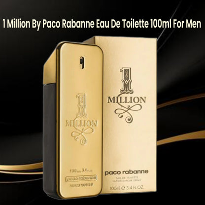 1 Million By Paco Rabanne Eau De Toilette 100ml For Men