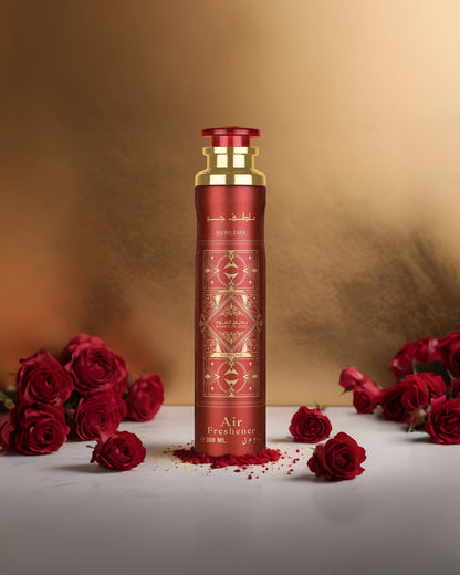 Lattafa Badee Al Oud Sublime Air Freshener 300ml - Long Lasting Luxury Oud Fruity Floral Room Spray for Home & Office