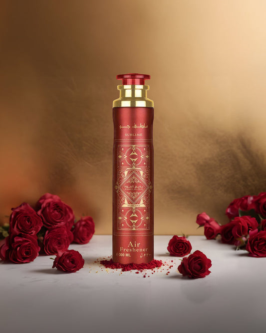 Lattafa Badee Al Oud Sublime Air Freshener 300ml - Long Lasting Luxury Oud Fruity Floral Room Spray for Home & Office