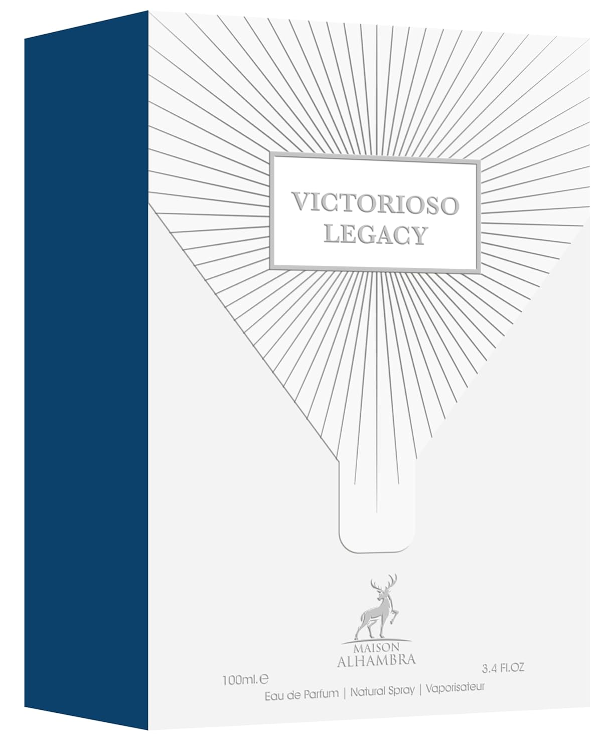 Victorioso Legacy Eau de Parfum by Maison Alhambra 100ml Long-Lasting Elegant & Masculine Fragrance