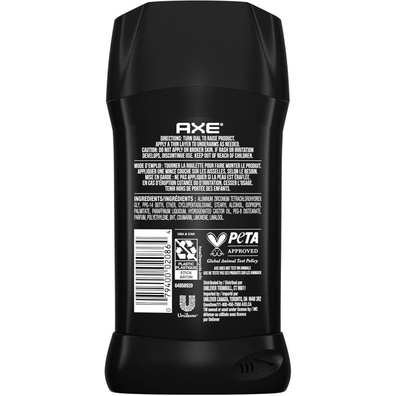 AXE Dark Temptation Antiperspirant Deodorant Stick 48 Hour Sweat and Odor Protection 76g