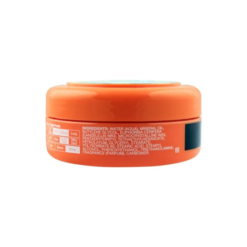Gatsby Styling Wax Tough & Shine Orange 75g - Strong Hold Hair Wax for High Shine Finish, Long Lasting Control & Defined Styl