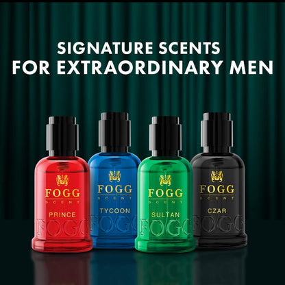 Fogg Scent Sultan Perfume Eau de Parfum 30ml - Long Lasting Bold Fragrance Spray for Men, Compact Travel Size