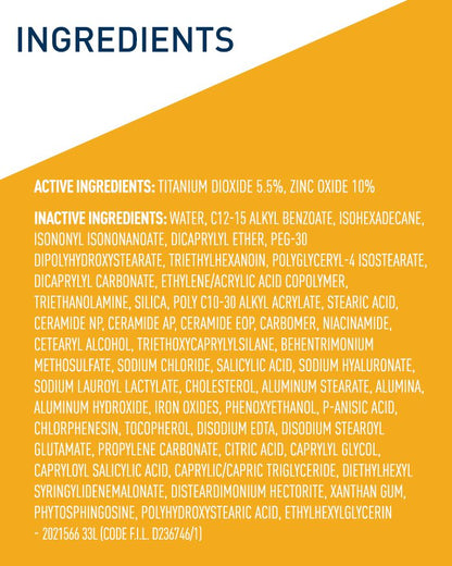 CeraVe Sunscreen with SPF 30 Hydrating Mineral Sunscreen 30 Face Sheer Tint