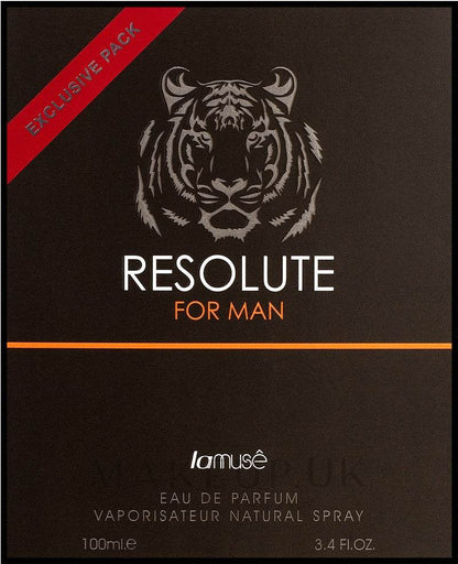 La Muse Resolute for Men Eau de Parfum 100ml + 50ml Deo Exclusive Pack (Bold & Refined Masculine Fragrance)
