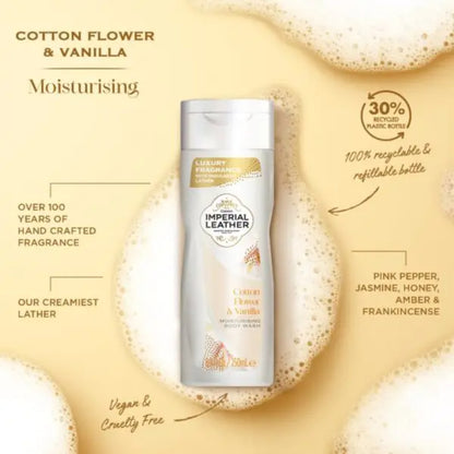 Imperial Leather Cotton Flower & Vanilla Orchid Moisturising Body Wash 250ml