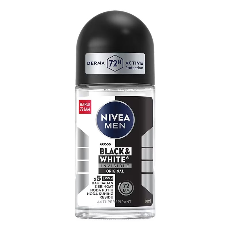 Nivea Men Black & White Original Deodorant Roll on 50ml