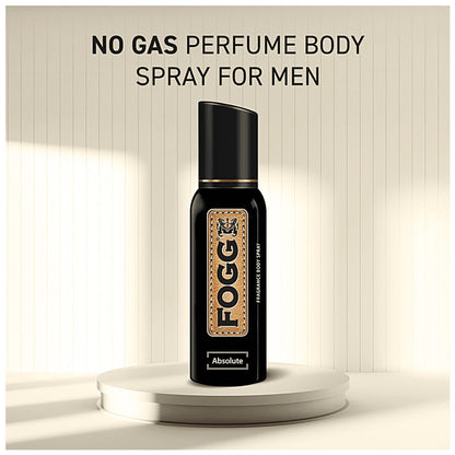 FOGG Absolute Fragrance Body Spray 120ml - Long Lasting Strong Masculine Perfume Deodorant Spray for Men Daily Wear Fresh Sce