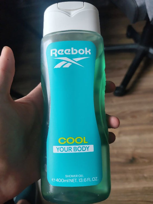 Reebok Women Cool Your Body Shower Gel 400ml - All-in-One Hair, Face & Body Wash for Deep Cleansing, Long Lasting Fresh Cooli