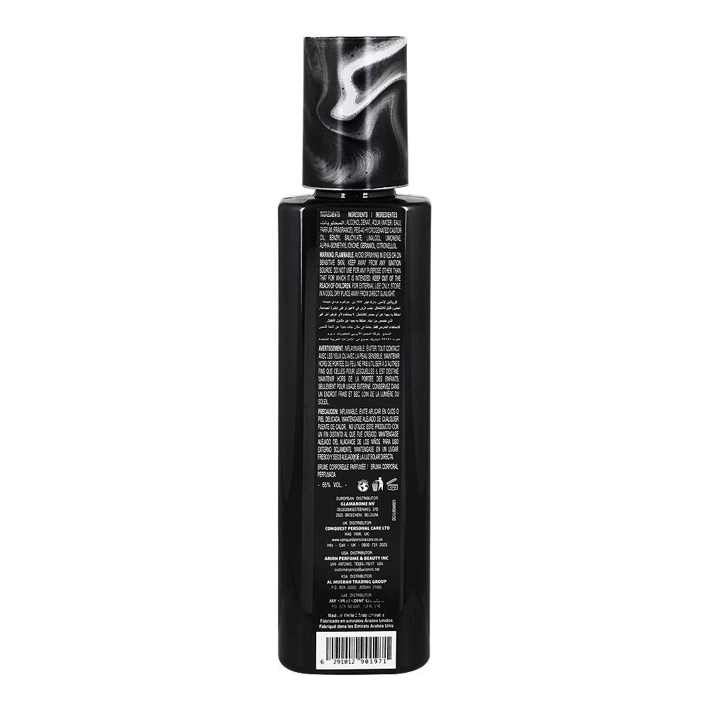 Lamis Creation Dark Fever Perfumed Body Mist for Women 177ml - Long Lasting Fragrance Spray for Fresh & Elegant Scent