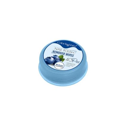 Color Institute Nail polish Remover Pads 40 Pieces (Blueberry)