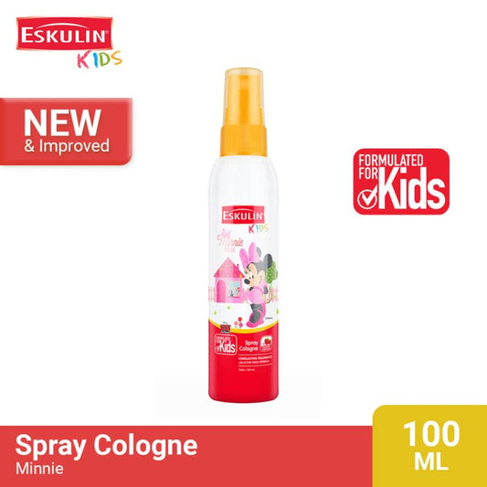 Eskulin Minnie Mist Cologne 100ml - Long Lasting Sweet Fruity Floral Fragrance Body Mist for Kids & Teens Daily Use Deodorizi