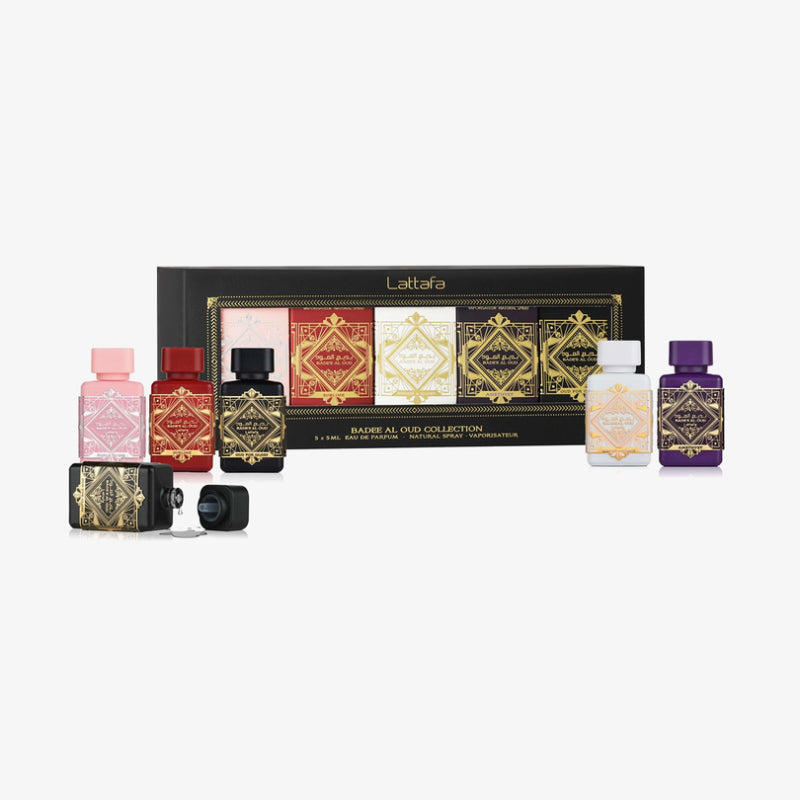Badee Al Oud Collection by Lattafa EDP 5 x 5ml for Men & Women