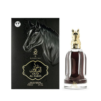 Oud Al Faris Eau De Parfum By Arabiyat EDP 90ml For Men & Women – Long Lasting Luxury Arabic Oud Perfume, Strong Fragrance Sp