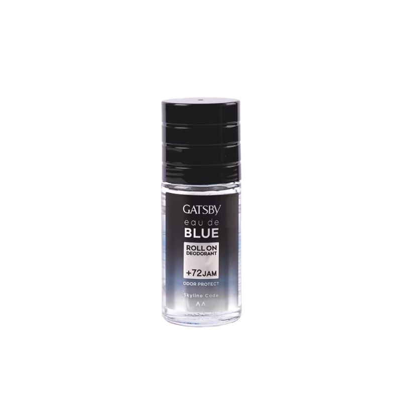 Gatsby Eau de Blue Roll-On Deodorant 50ml – 72H Odor Protection Skyline Code
