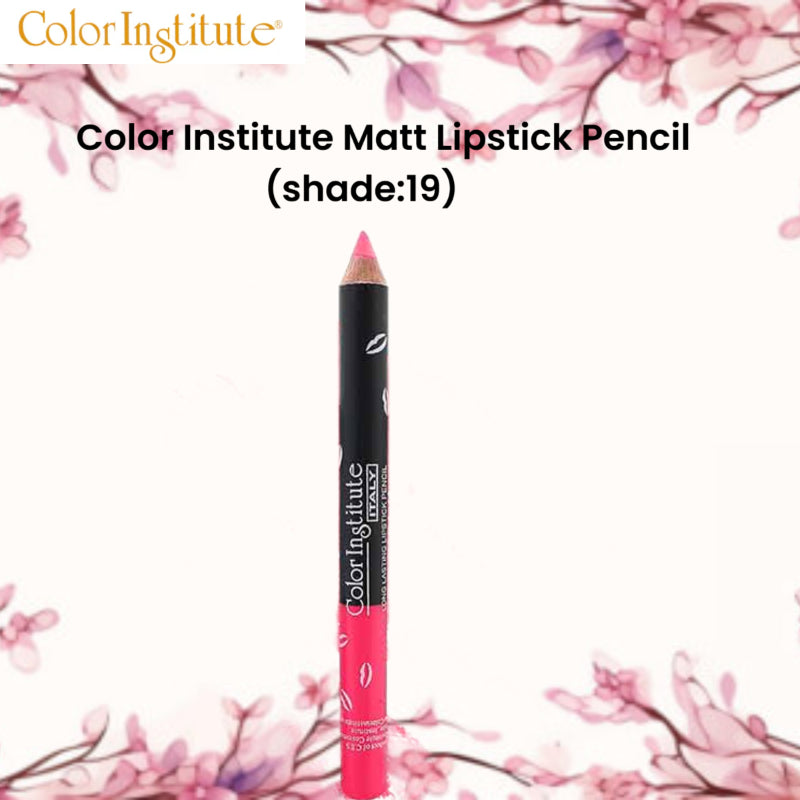 Color Institute Matt Lipstick Pencil (Shade:19)
