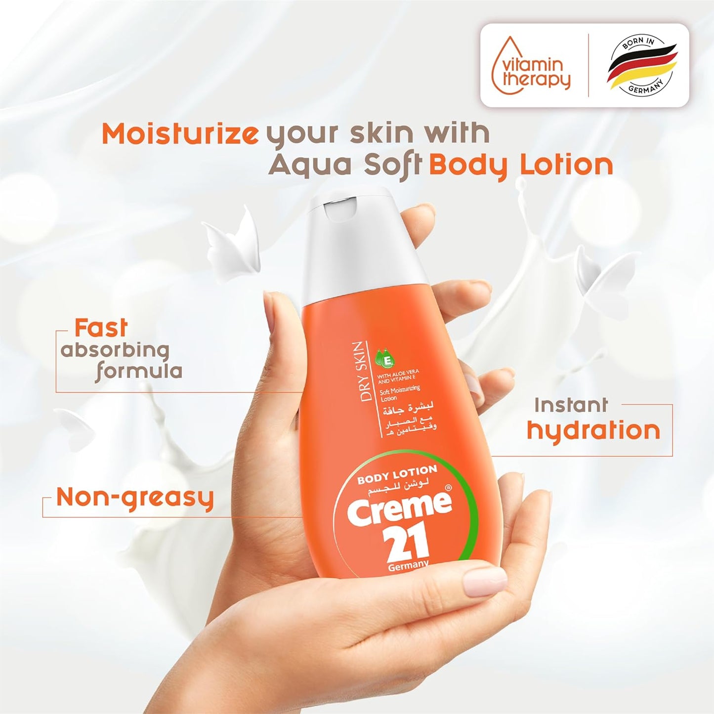 Creme 21 Dry Skin Body Lotion with Aloe Vera & Vitamin E 250ml