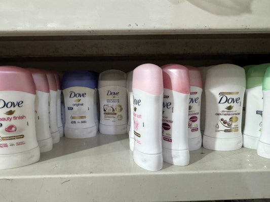 Dove Original New & Improved 1/4 Moisturizing Cream 48H Anti-Perspirant Deodorant Stick 40g