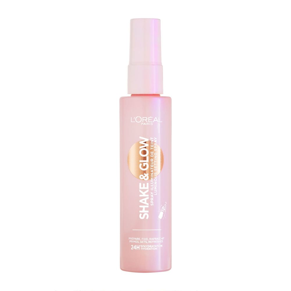 Shake & Glow Luminous Setting Spray 100ml Long-Lasting Radiance & Makeup Fixing