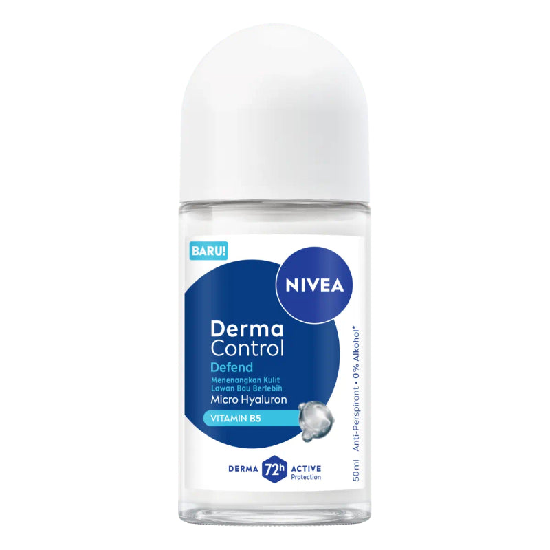 Nivea Derma Control Defend Micro Hyaluron & Vitamin B5 72H Active Roll-On 50ml