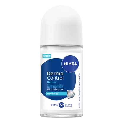 Nivea Derma Control Defend Micro Hyaluron & Vitamin B5 72H Active Roll-On 50ml
