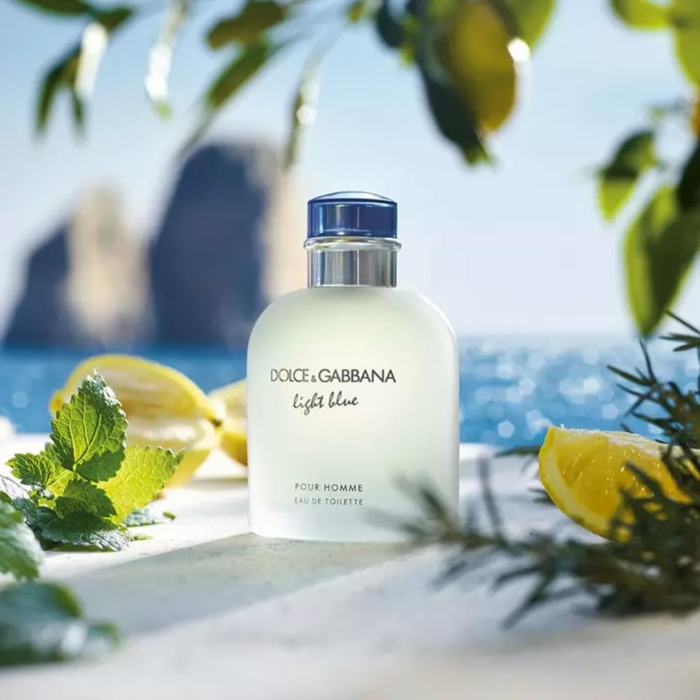 Dolce & Gabbana Light Blue Intense Pour Homme, Eau De Toilette Spray, Fragrance For Men