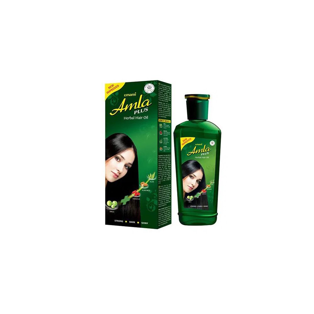 Emami Amla Plus Herbal Hair Oil 100ml – Nourishing Hair Care Oil for Strong, Long, Thick & Healthy Hair Growth & Daily Use