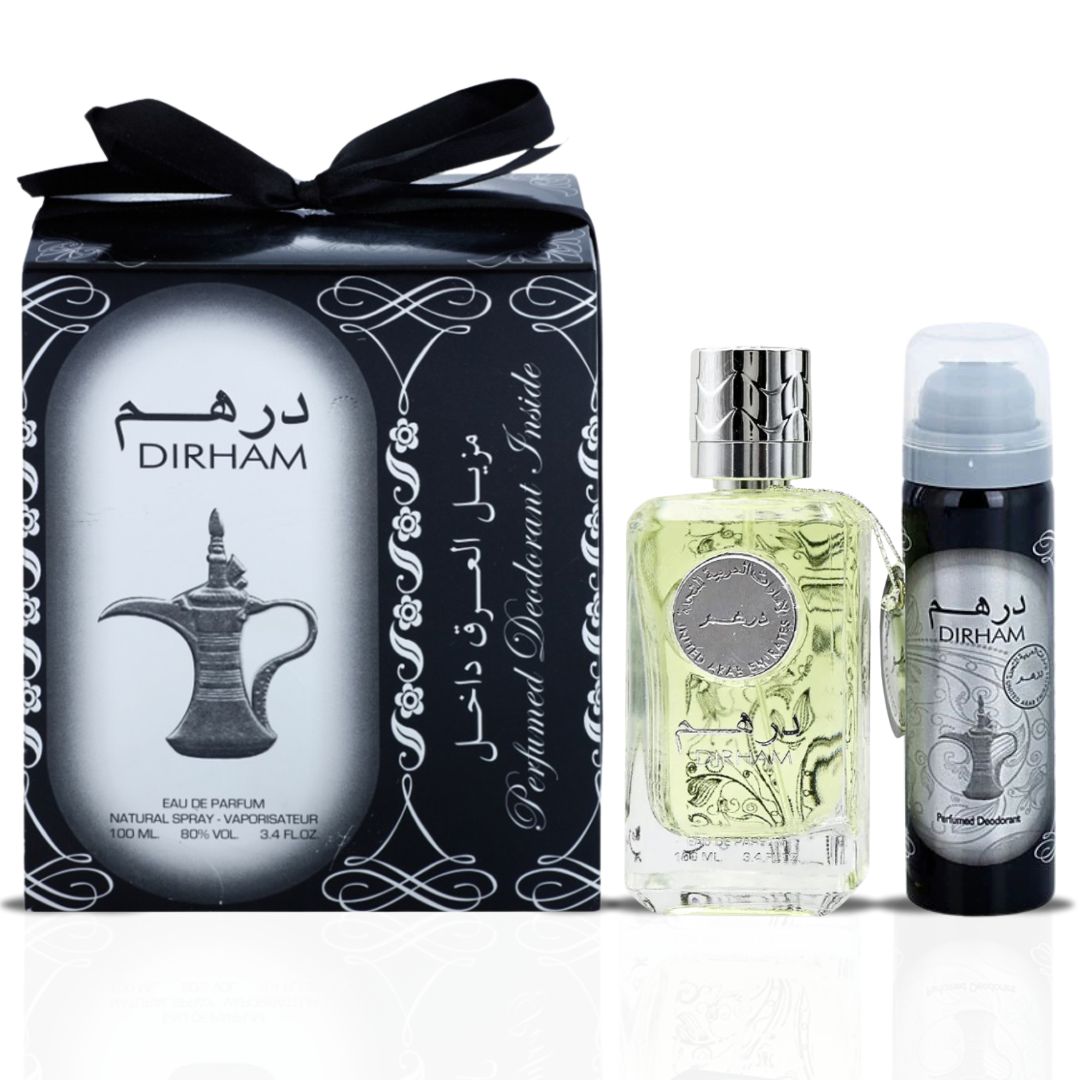 Dirham Eau de Parfum Spray 100ml With Deodorant 50ml by Ard Al Zaafaran for Men & Women