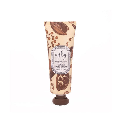 Only Cocoa Hand Cream 80ml – Deep Moisturizing Hand Care Cream for Dry Skin Repair, Soft Smooth Hands, Hydration & All Day No