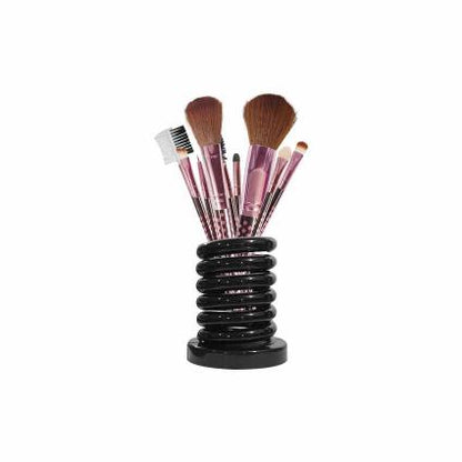 Glamorous Face 8 Pieces Brush Set With Ring Stand (PINK)