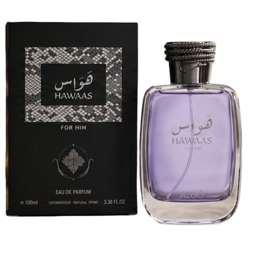 Auso Hawaas For Him Eau De Parfum 100ml – Long Lasting Fresh Aquatic Woody Spicy Fragrance Perfume for Men Strong Masculine D