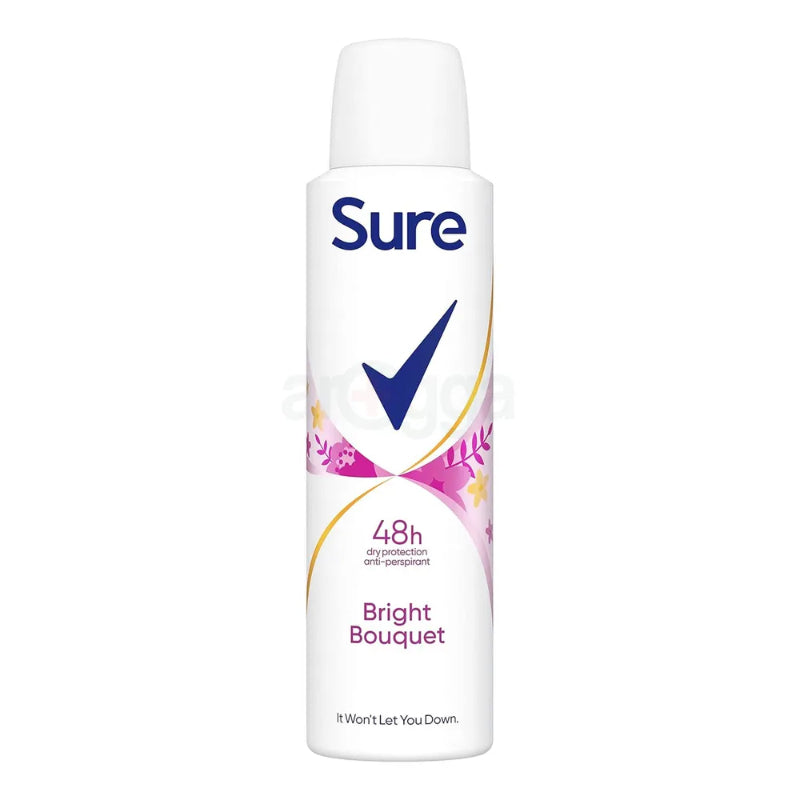 Sure Women 48hr Bright Bouquet Antiperspirant Deodorant Spray 200ml Long-Lasting Freshness & Odor Protection