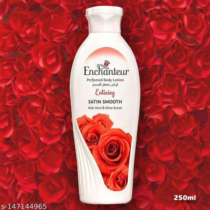 Enchanteur Enticing Perfumed Body Lotion 250ml - Deep Moisturizing Floral Fragrance Lotion for Soft, Smooth & Radiant Skin Da