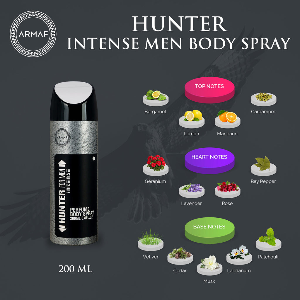 Armaf Hunter Man Intense Perfume Body Spray 200ml