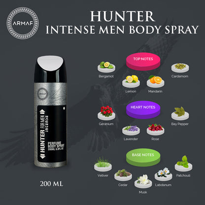 Armaf Hunter Man Intense Perfume Body Spray 200ml