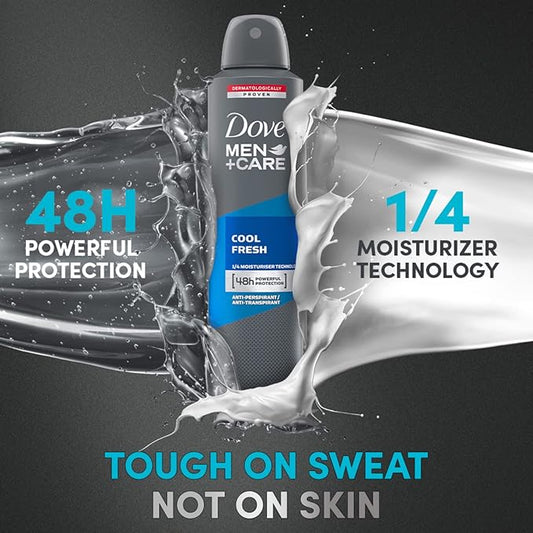 Dove Men+Care Cool Fresh Anti-Perspirant Deodorant Spray for Men 250ml