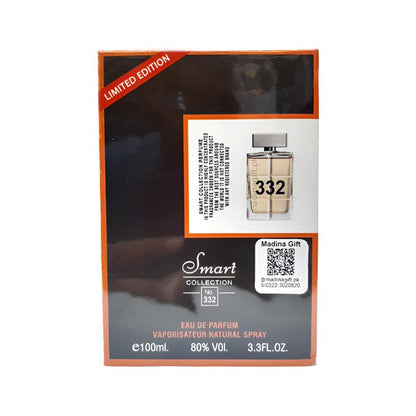 Smart Collection 332 Limited Edition Eau de Parfum 100ml - Long Lasting Luxury Fresh Fragrance for Men & Women