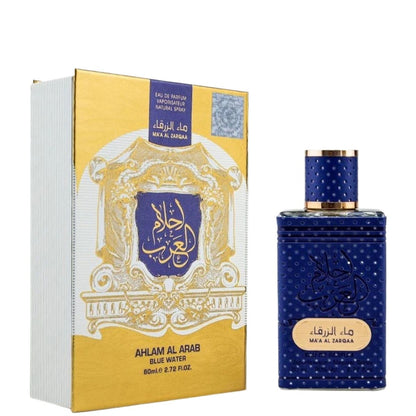 MA'A AL ZARQAA Ahlam Al Arab Blue Water by Ard Al Zaafran Eau de Parfum 80ml for Men & Women