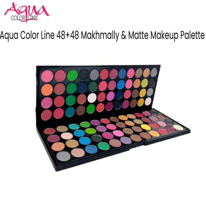 Aqua Color Line 48+48 Makhmally & Matte Makeup Palette