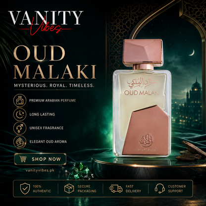 AL Qamar Oud Malaki Eau de Parfum 100ml Pour Homme - Long Lasting Perfume for Men