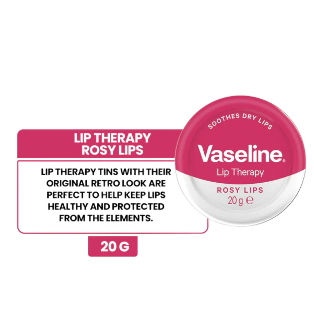 Vaseline Lip Therapy Rosy Lips 20g