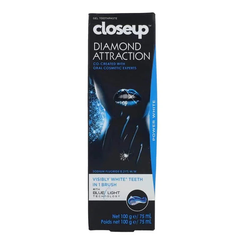 Closeup Diamond Attraction Toothpaste 100g / 75ml Co-Created with Oral Cosmetic Experts for Sparkling Smile