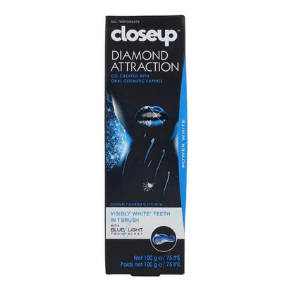 Closeup Diamond Attraction Toothpaste 100g / 75ml Co-Created with Oral Cosmetic Experts for Sparkling Smile