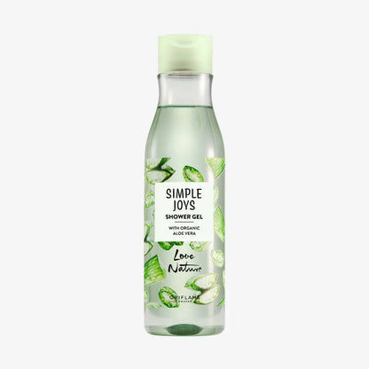 Oriflame Simple Joys Shower Gel Aloe Vera Love Nature 250ml