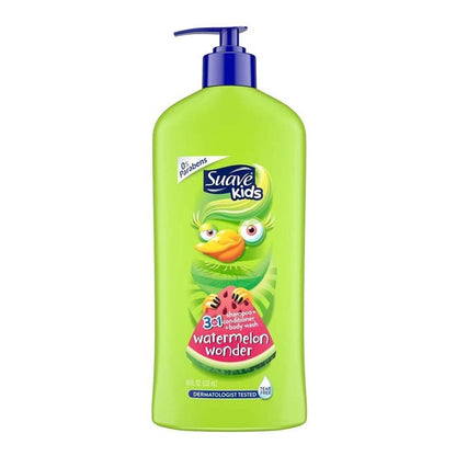 Suave Kids 3 in 1 Watermelon Wonder Shampoo + Conditioner + Body Wash 532ml