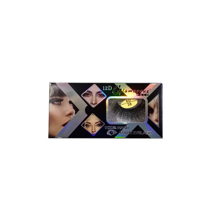 Glamorous Face 12D Mink Hair Eyelashes 10 Pieces (GF 8068)