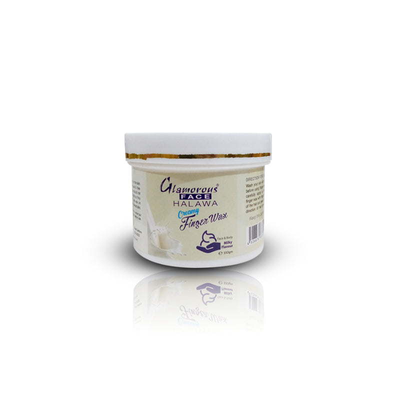 Glamorous Face Finger Wax 150 gm (Milky)