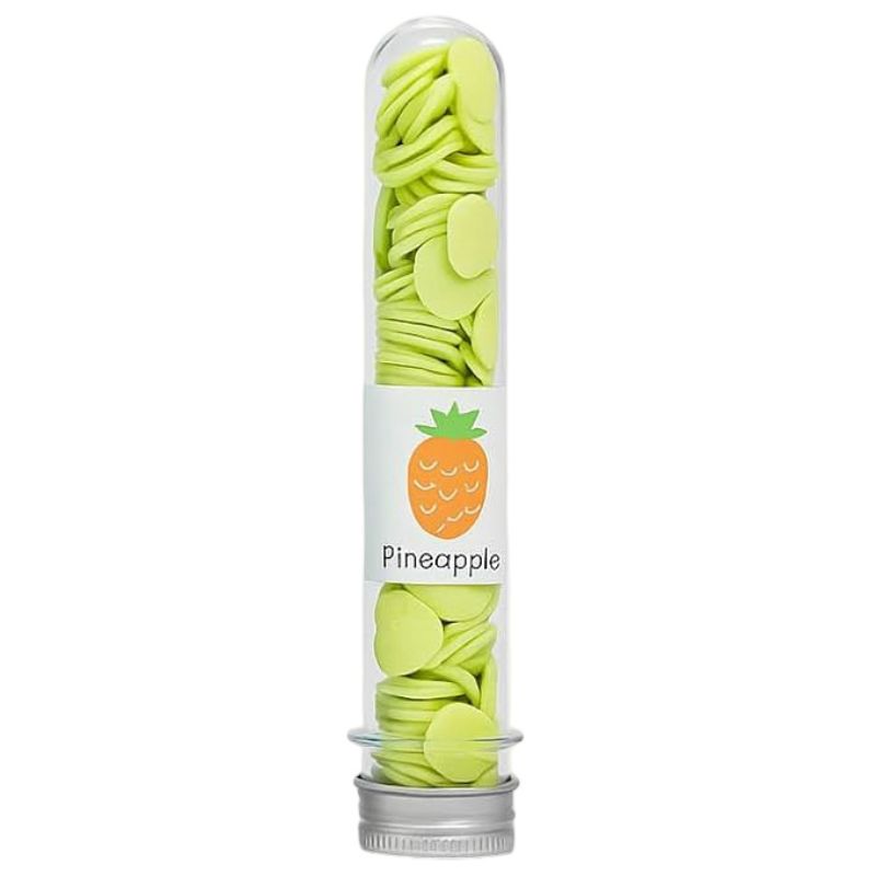 Wink Colorful Paper Craft Fruits Series Pineapple Flavour Travel Soap Strips in Test Tube Jar – Portable Disposable Hand Wash