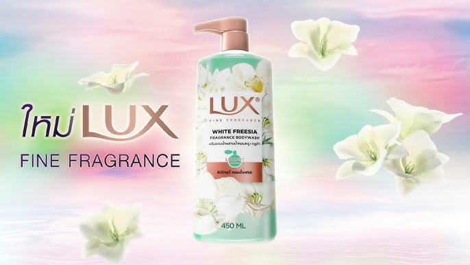Lux Fine Fragrance White Freesia Body Wash 450ml – Luxurious Shower Gel for Soft, Smooth & Long Lasting Floral Fragrance Skin